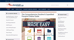 Desktop Screenshot of allpassport.com